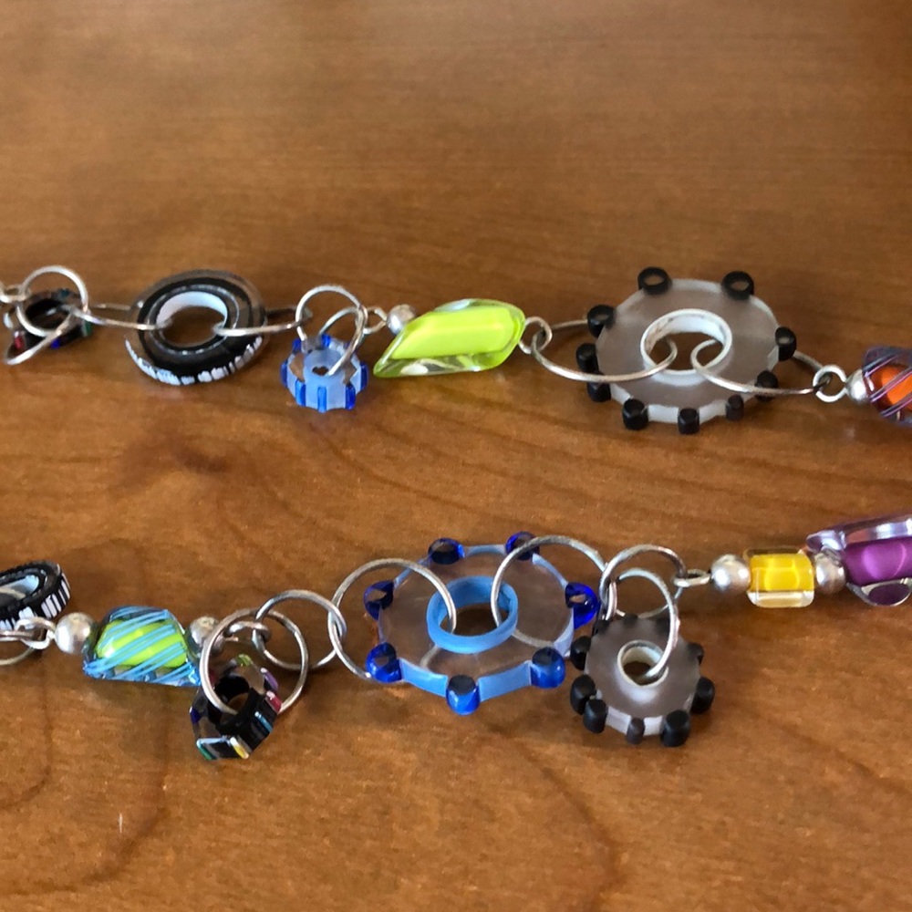Vintage Art Glass Beads Necklace - Picture 3 of 5